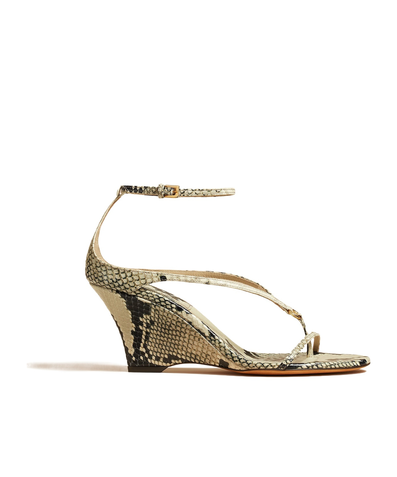 Khaite Marion 75mm Sandals In Nude