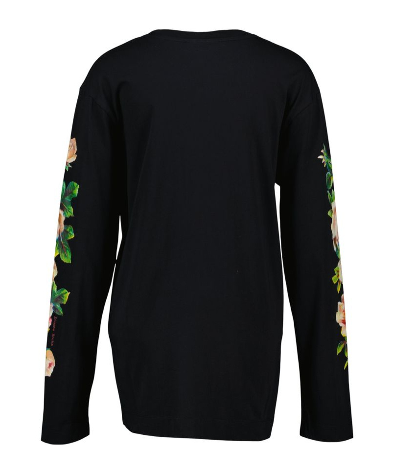 Simone Rocha Rose Banquet T Shirt In Black