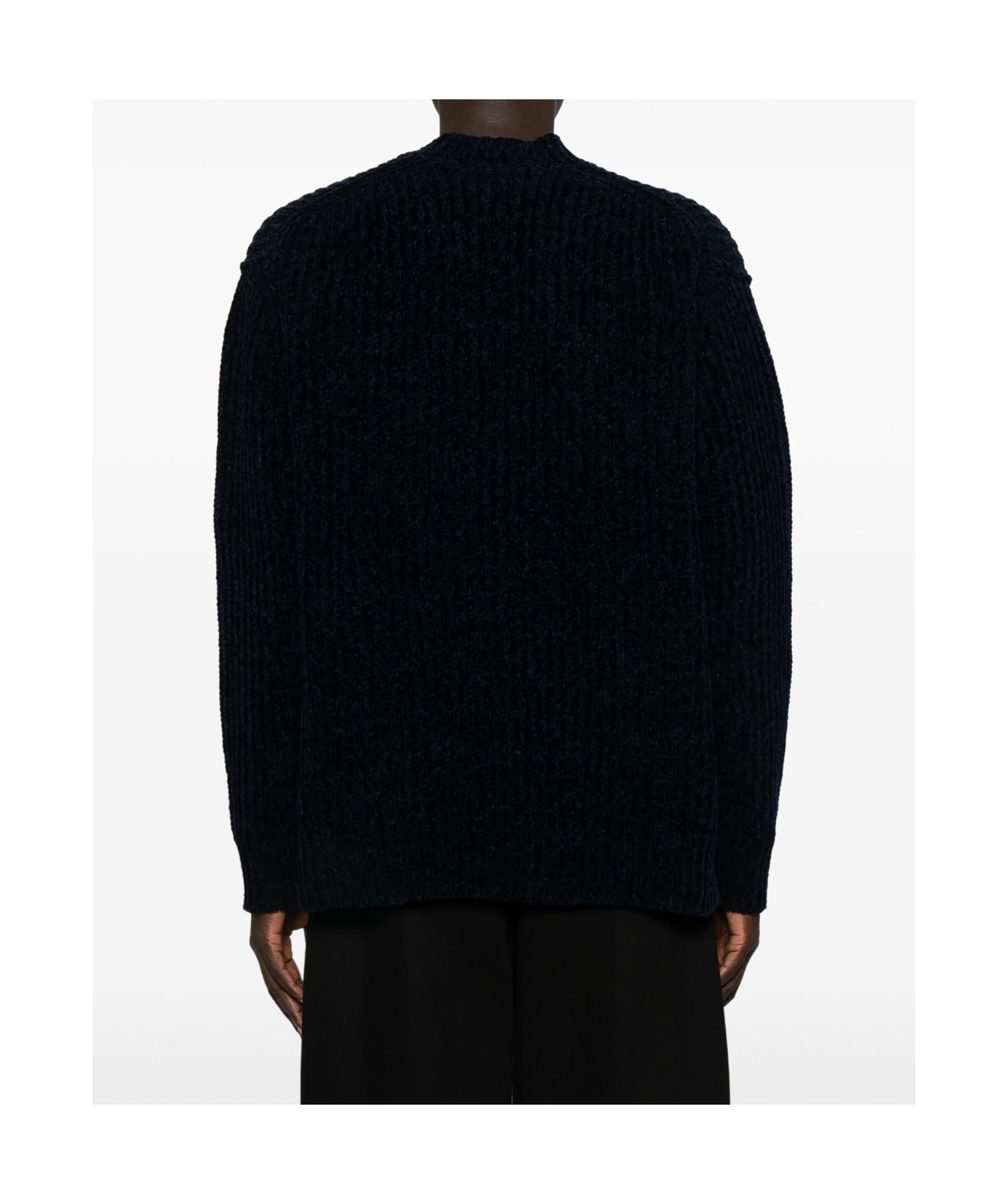 Junya Watanabe Wool Blend Jumper In Black