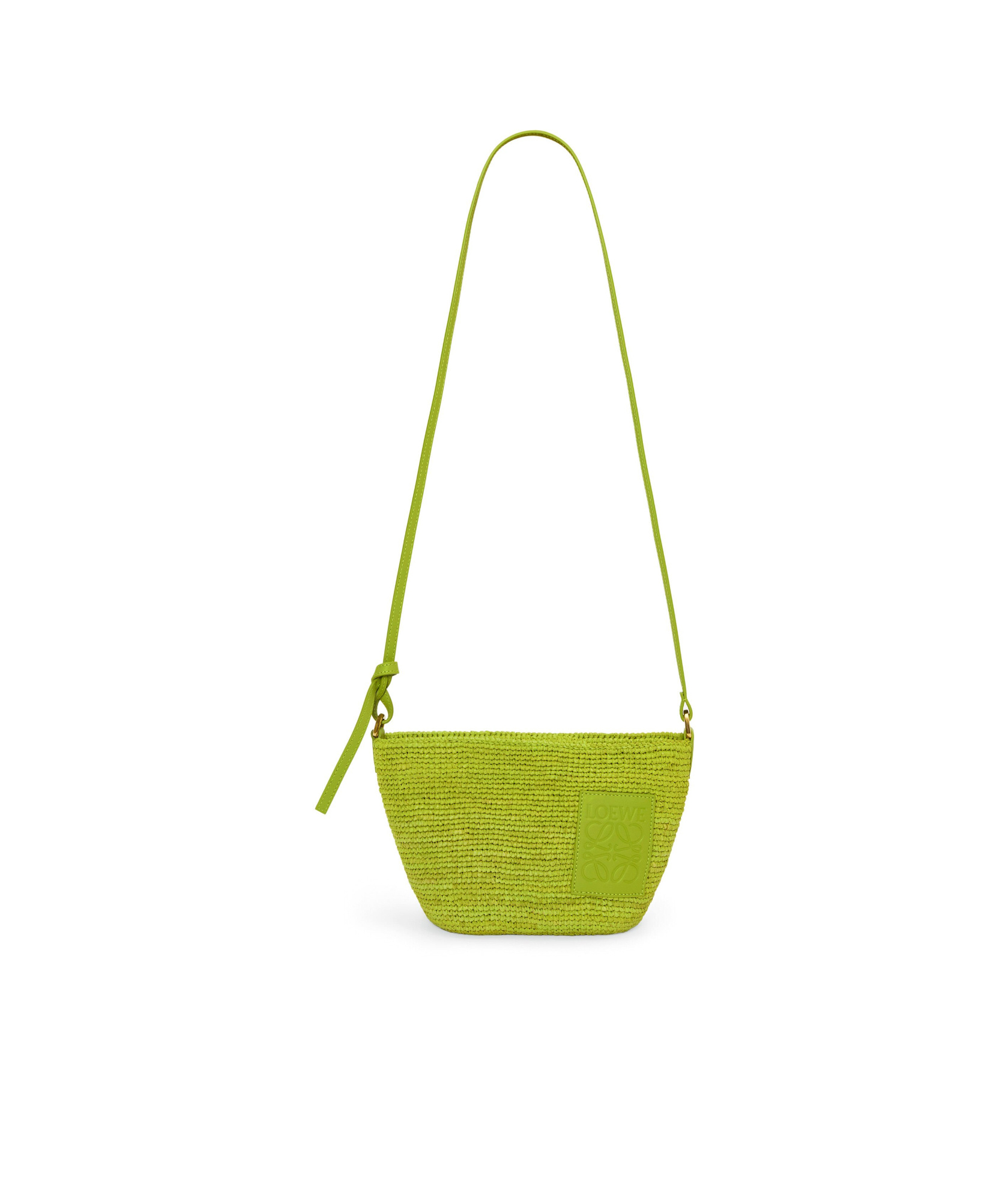 Loewe Slit Pochette Shoulder Bag In Green