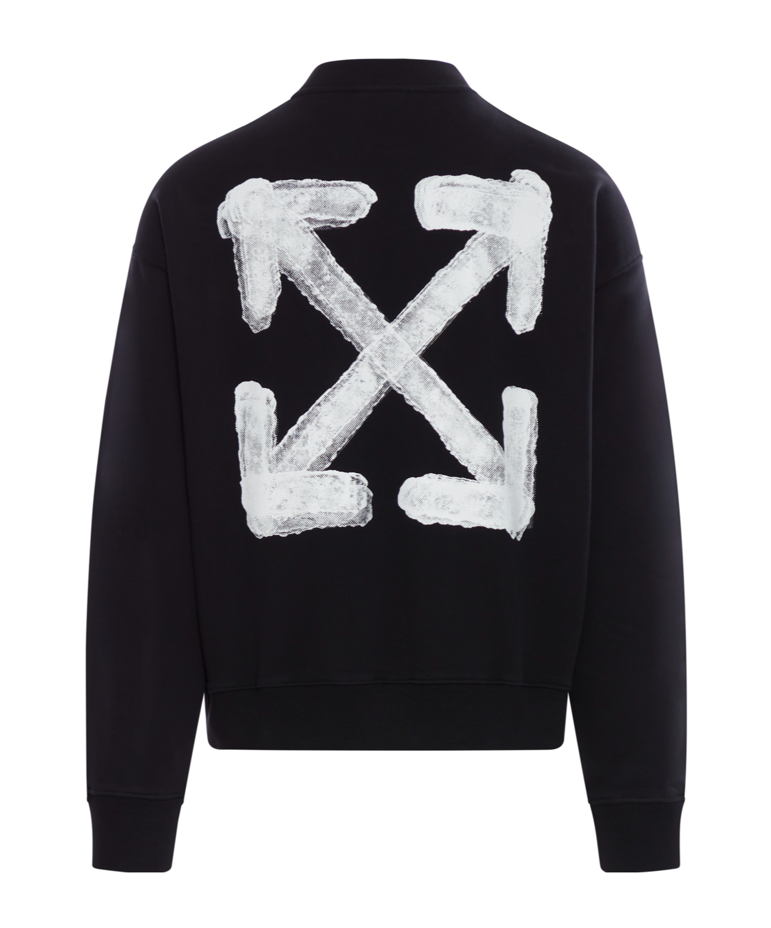 OFF-WHITE OFF-WHITE LOGO PRINTED CREWNECK SWEATSHIRT