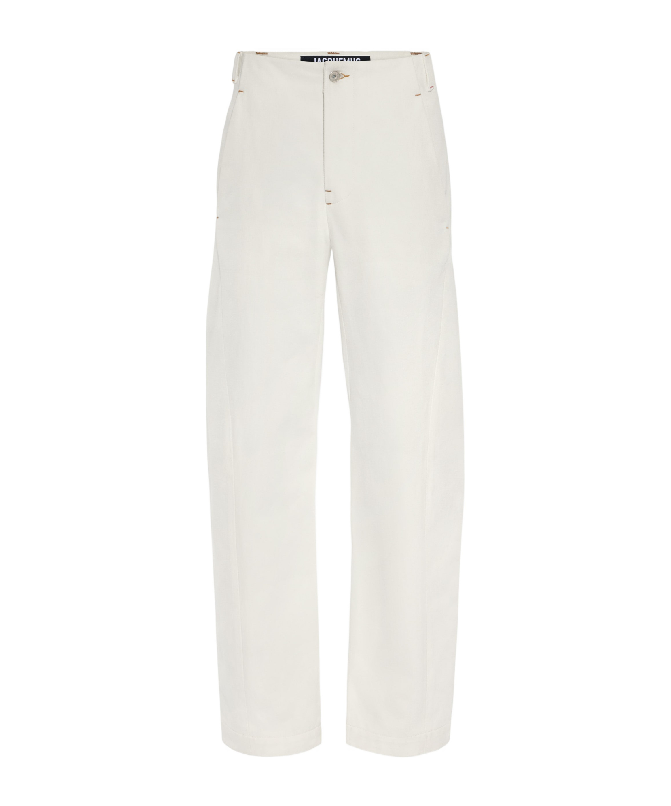 Jacquemus Belt-loop Jeans In White