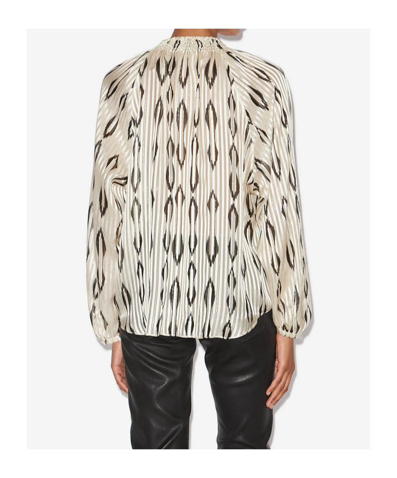 Shop Isabel Marant Syra Blouse In White