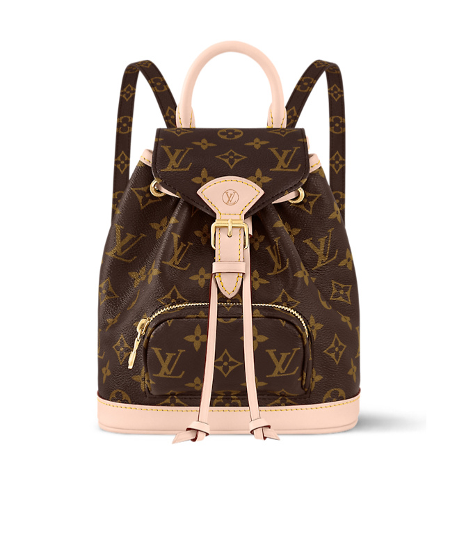 Pre-owned Louis Vuitton Montsouris Mini Backpack In Black