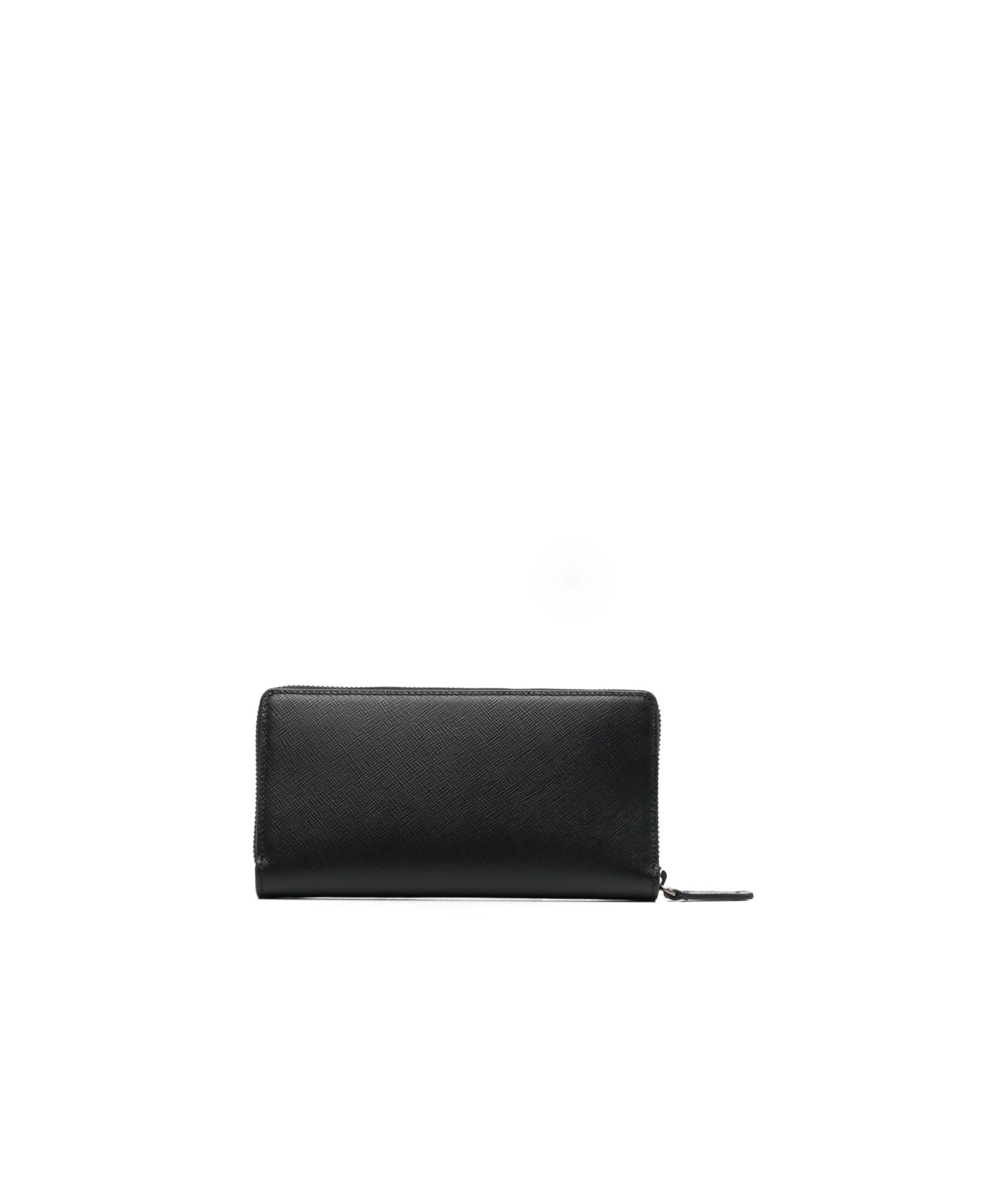 Jimmy Choo Phelix Logo-debossed Leather Wallet In Black