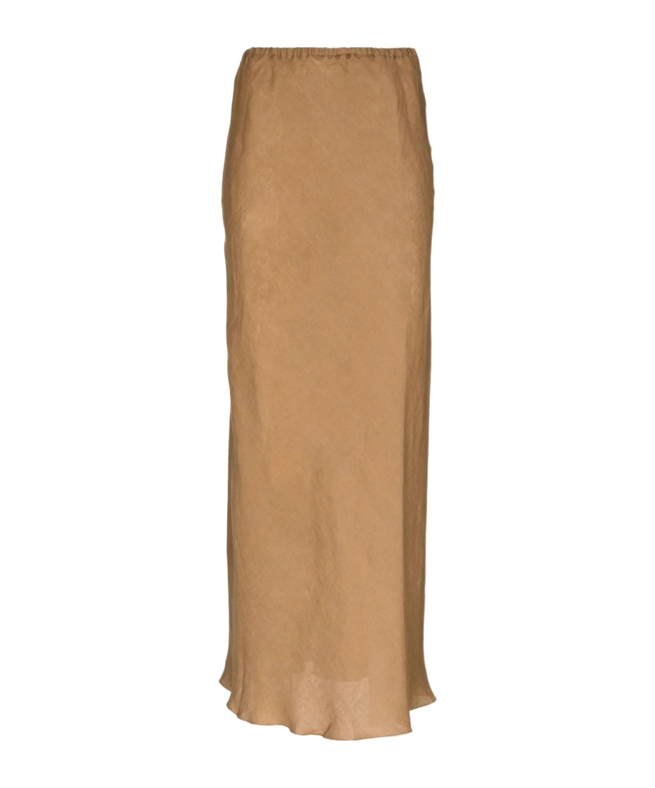 Baserange Linen Skirts In Brown