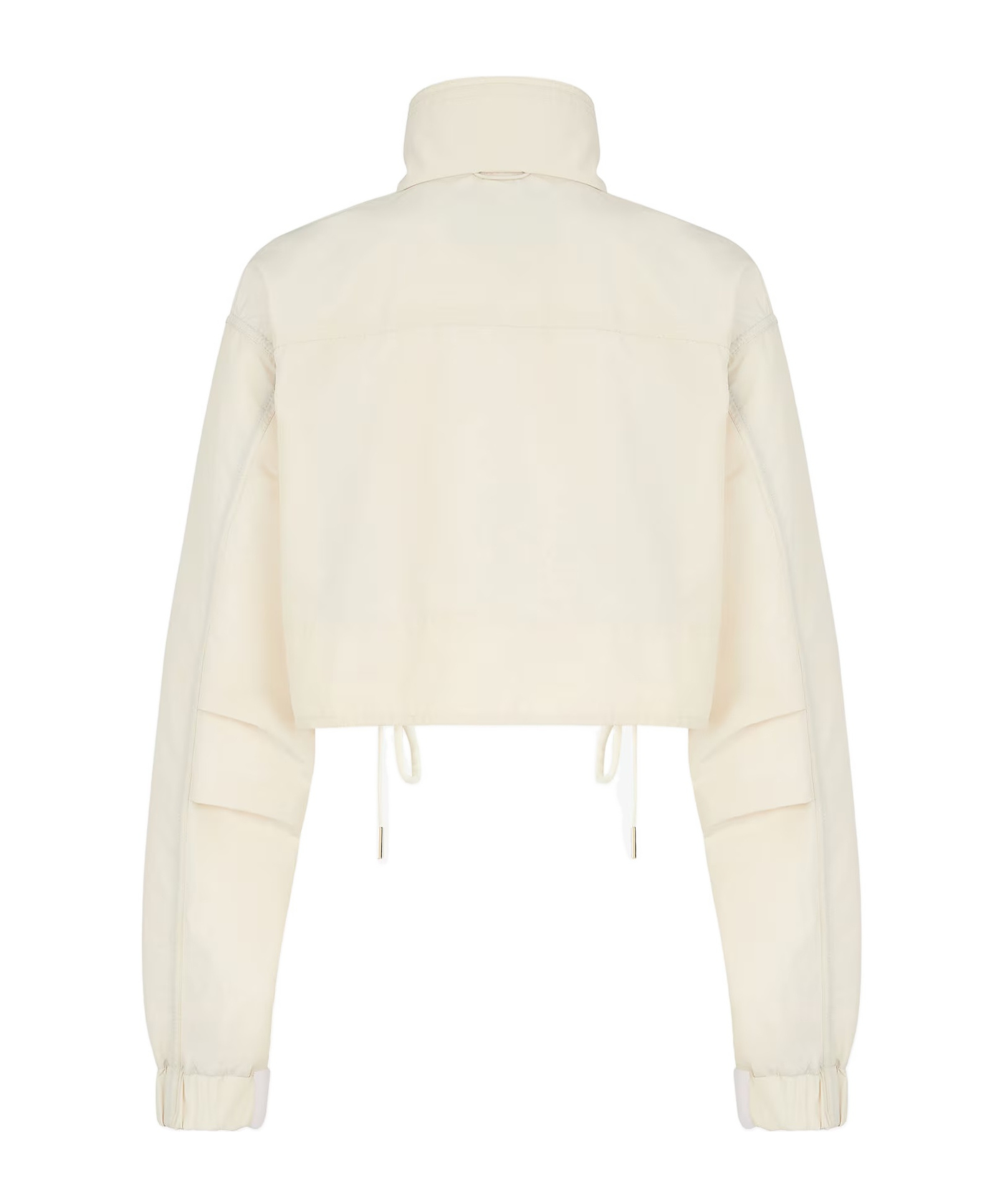 Fendi High-neck Zipper Windbreaker In White