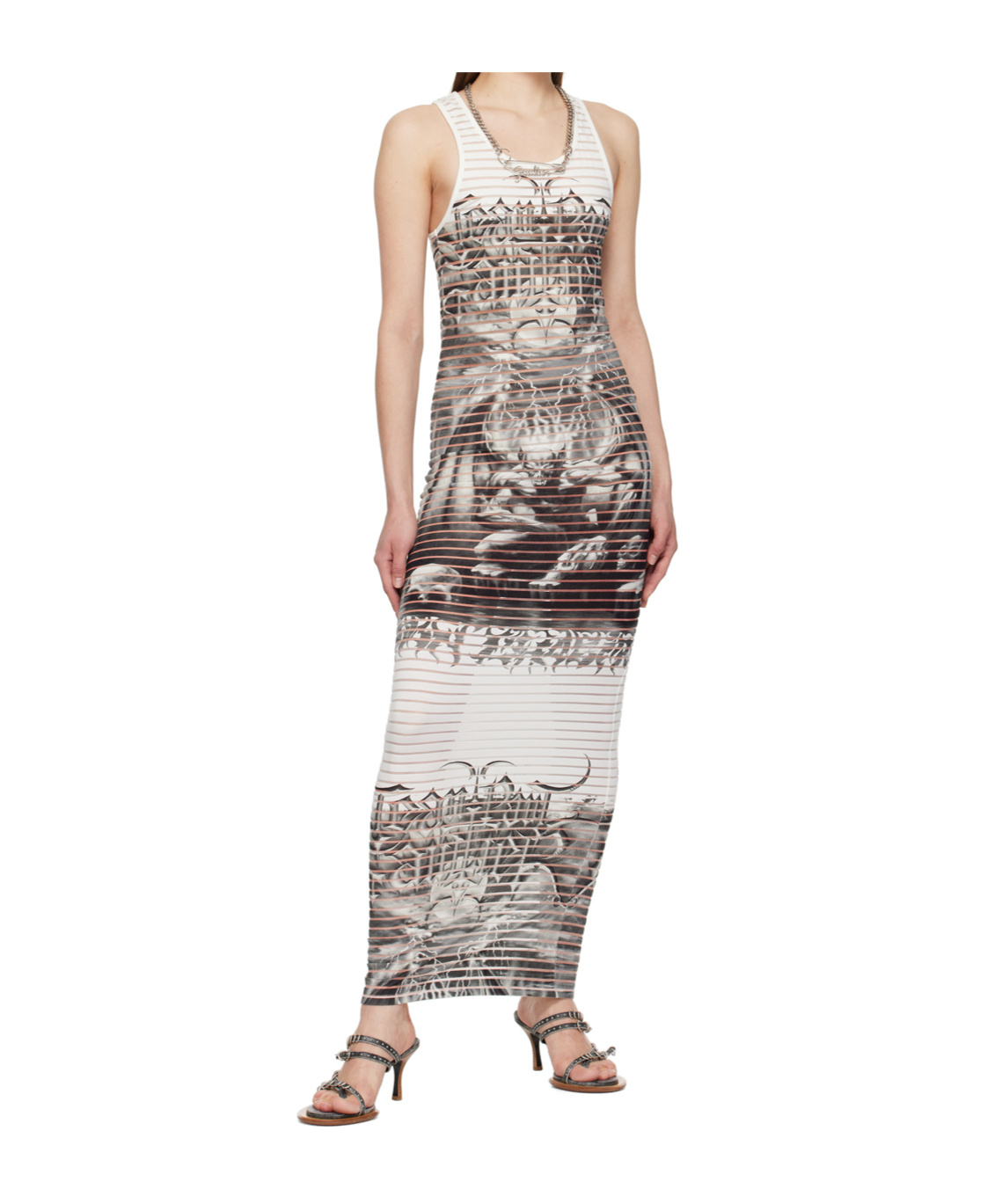 Jean Paul Gaultier Graphic Print Dress