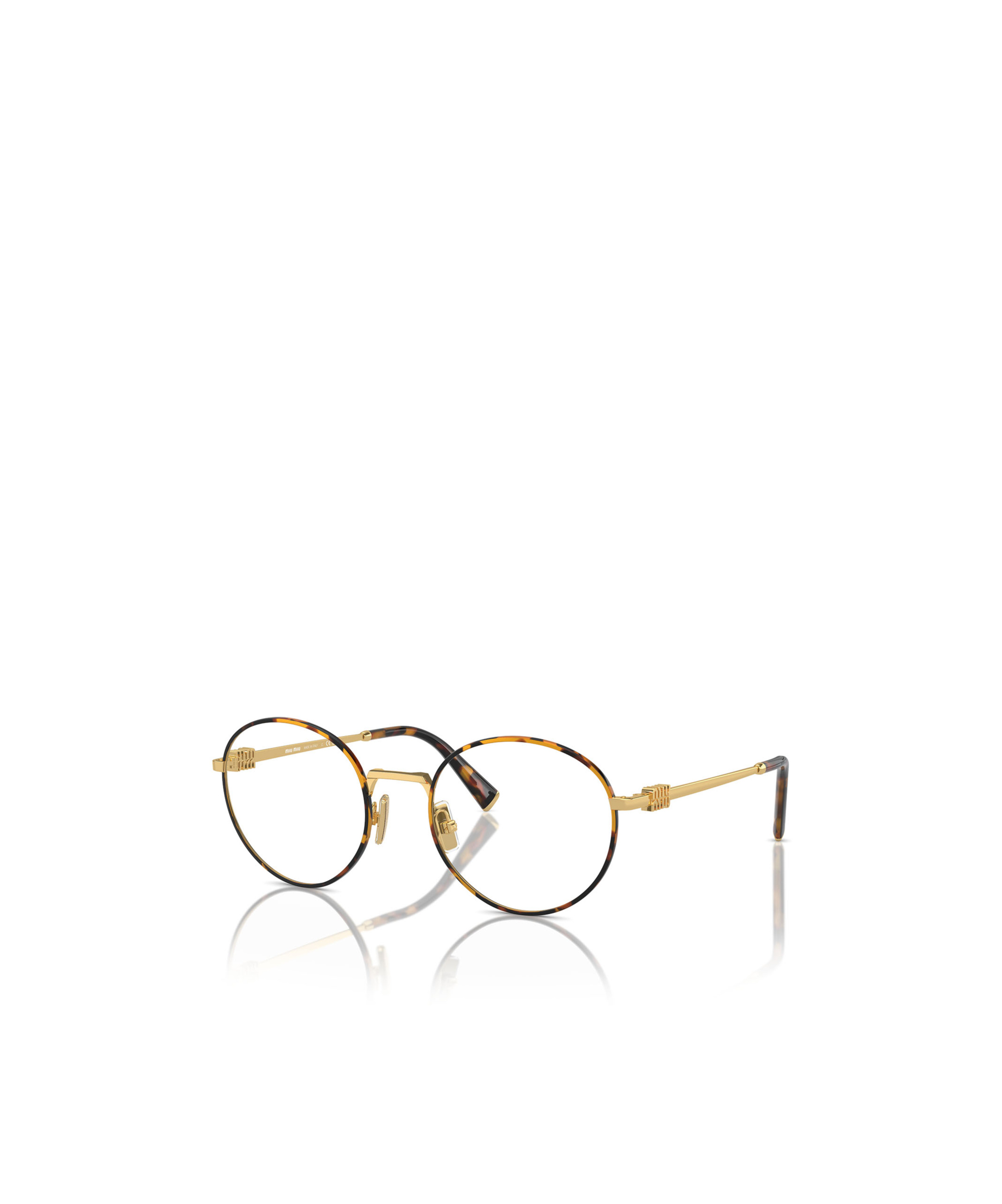 Miu Miu Logo Flat Mirror In Multicolor