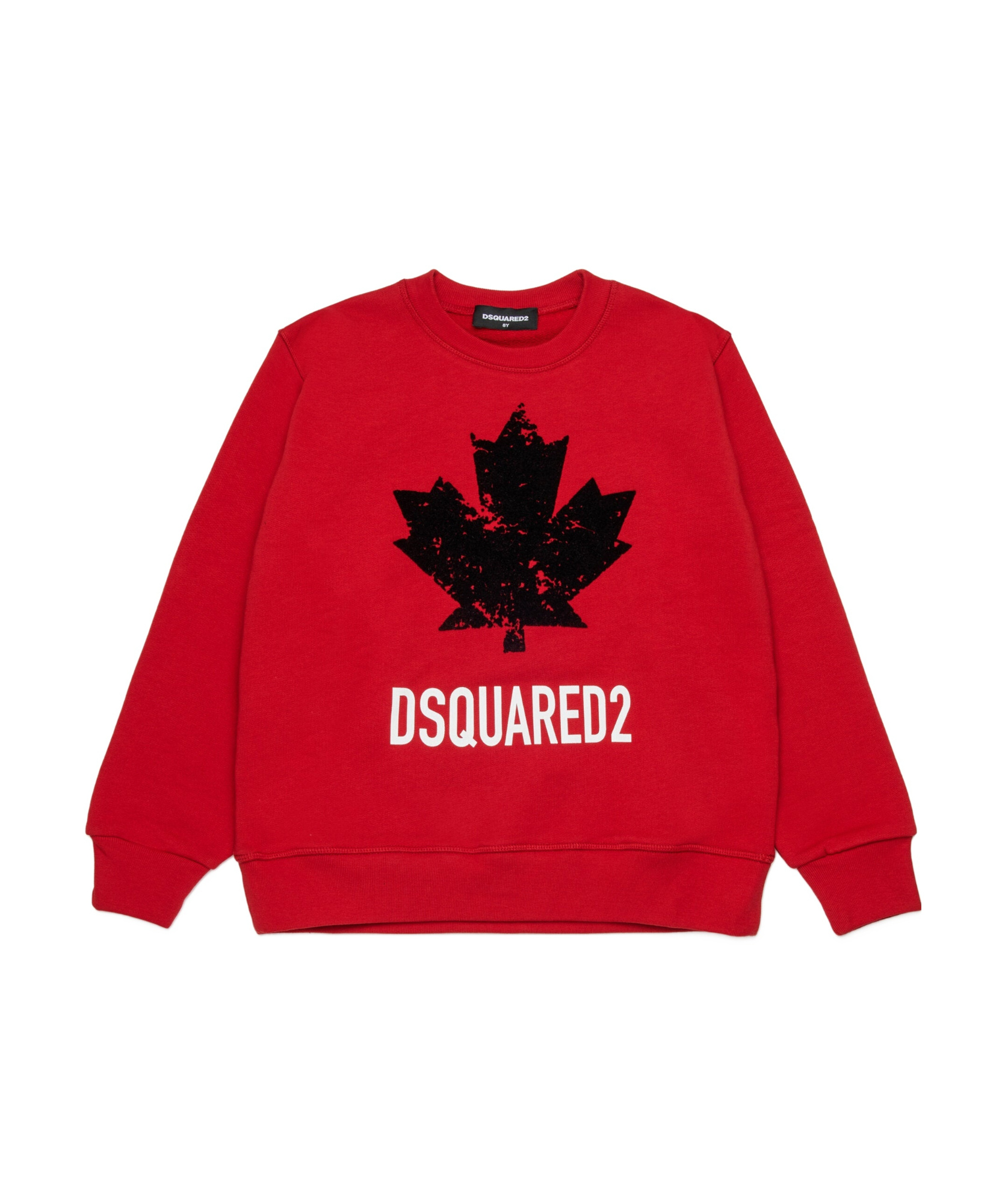 Dsquared2 Crew-neck Sweatshirt With Sport Logo In Red