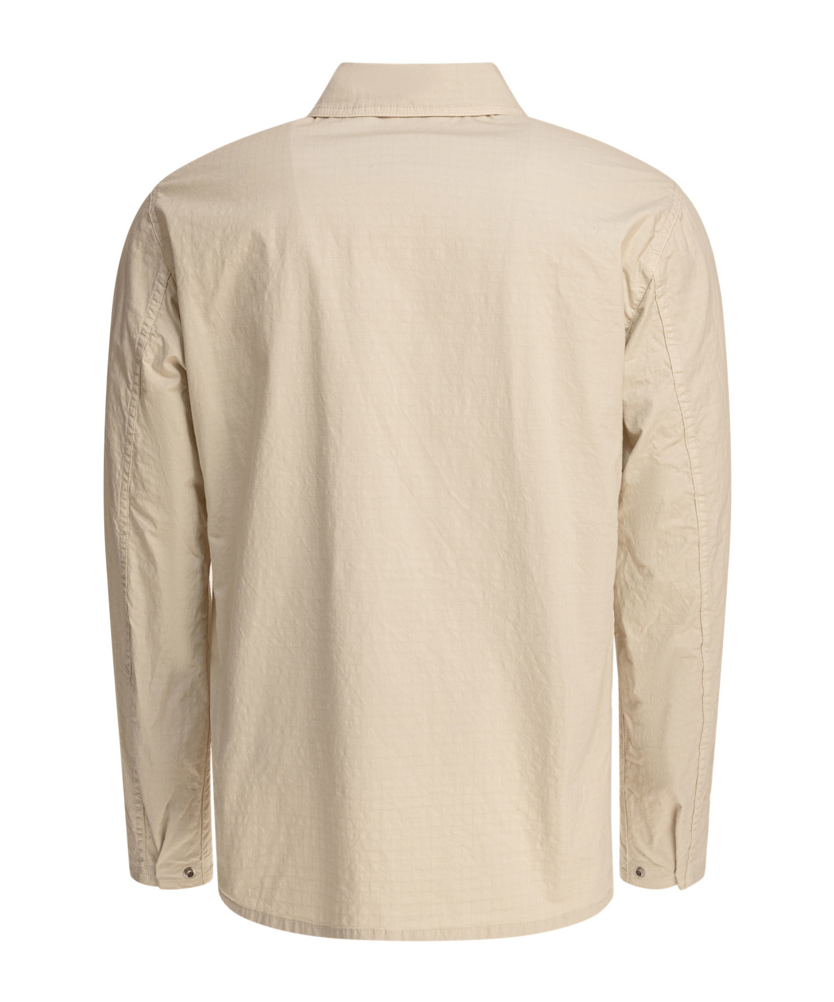 Stone Island Long Sleeve Shirt Jacket In Sand-colored
