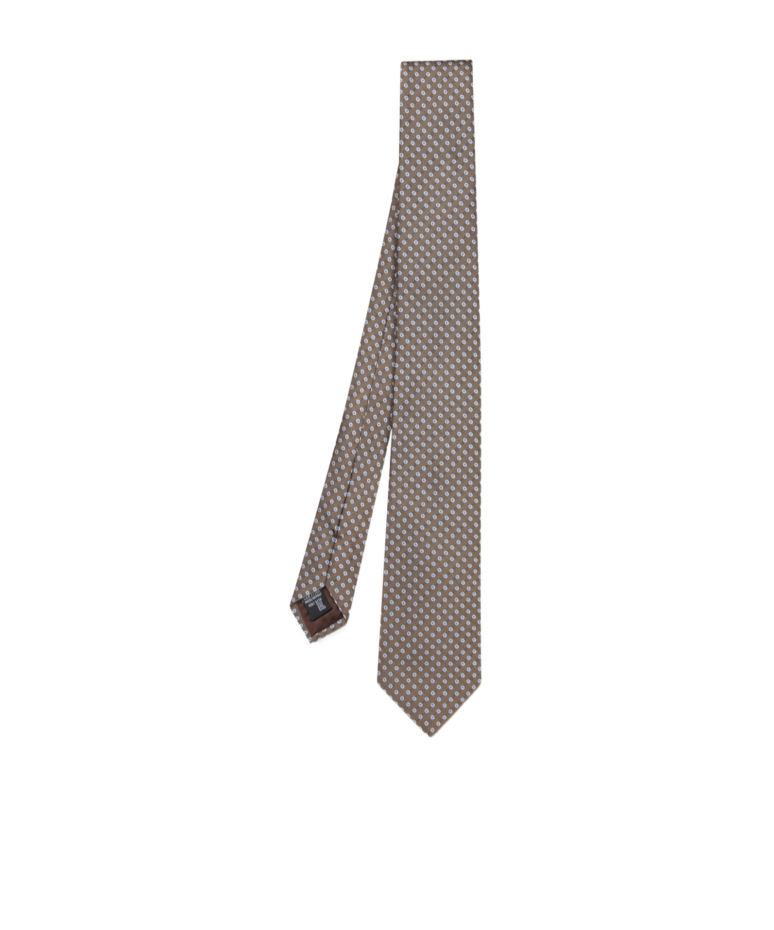 Giorgio Armani Floral-pattern Tie In Brown