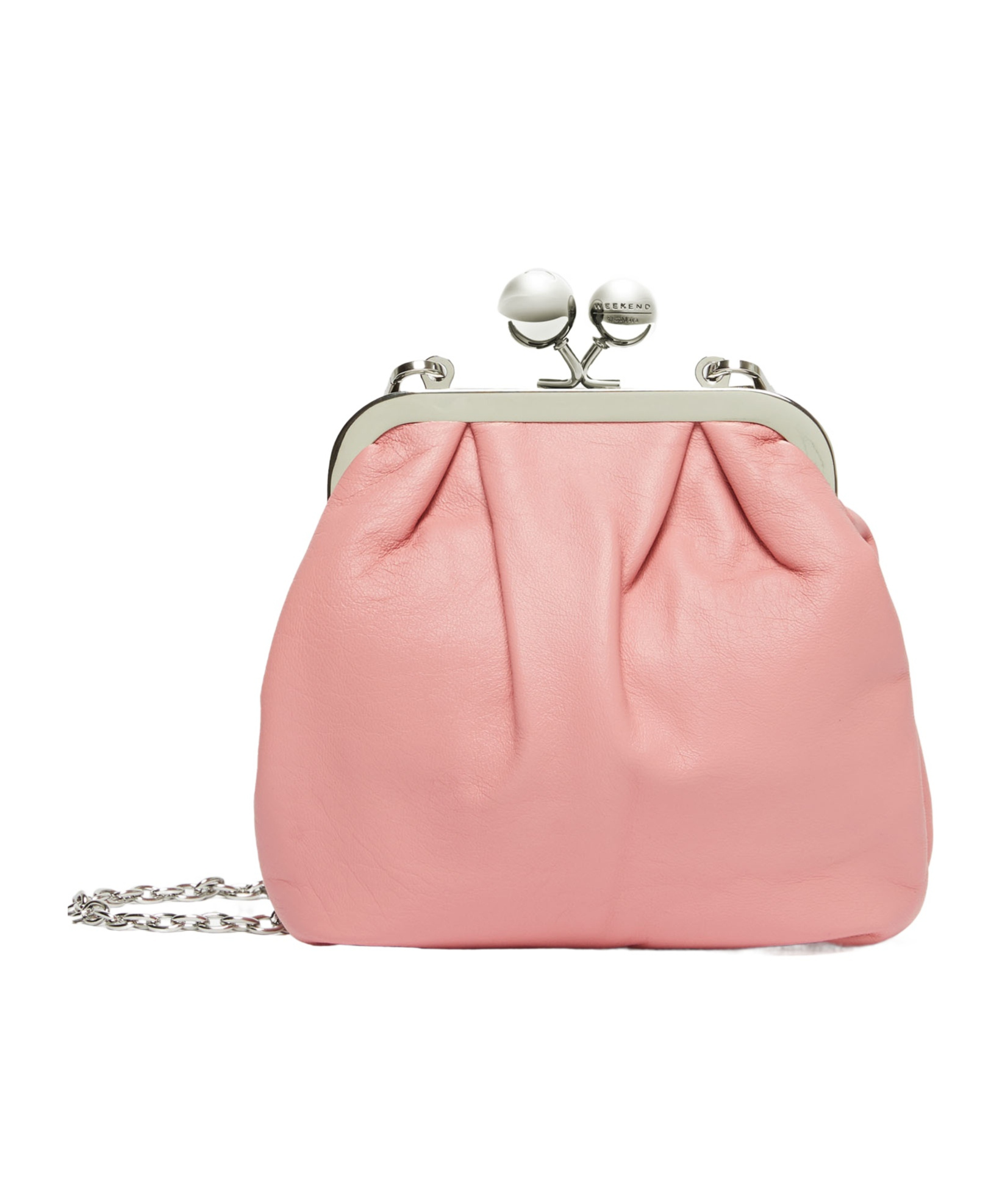 Weekend Max Mara Pasticcino Logo Cross-body In Pink