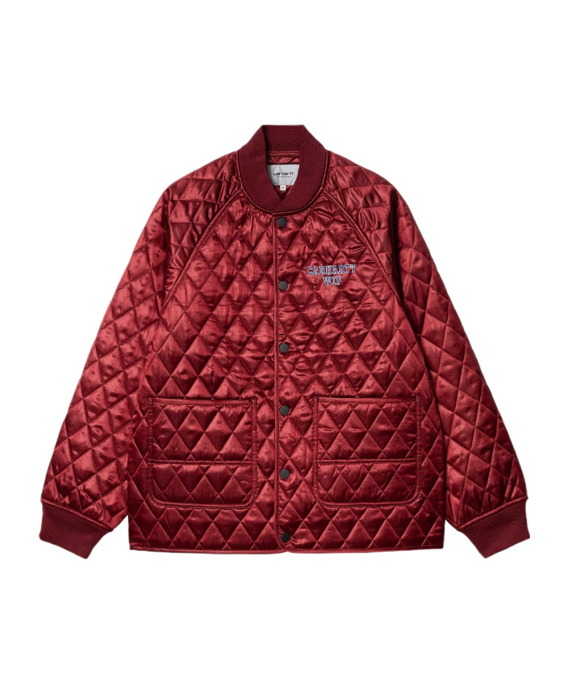 Carhartt Embroidered-logo Jacket In Red