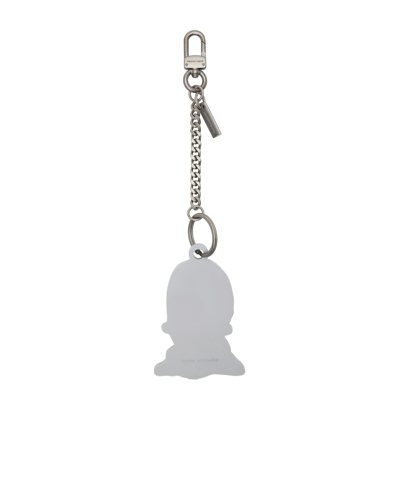 Marc Jacobs Charm Keychain In Gray