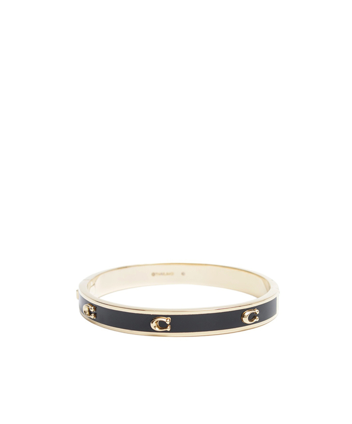 Coach Logo Bracelet In Yellow