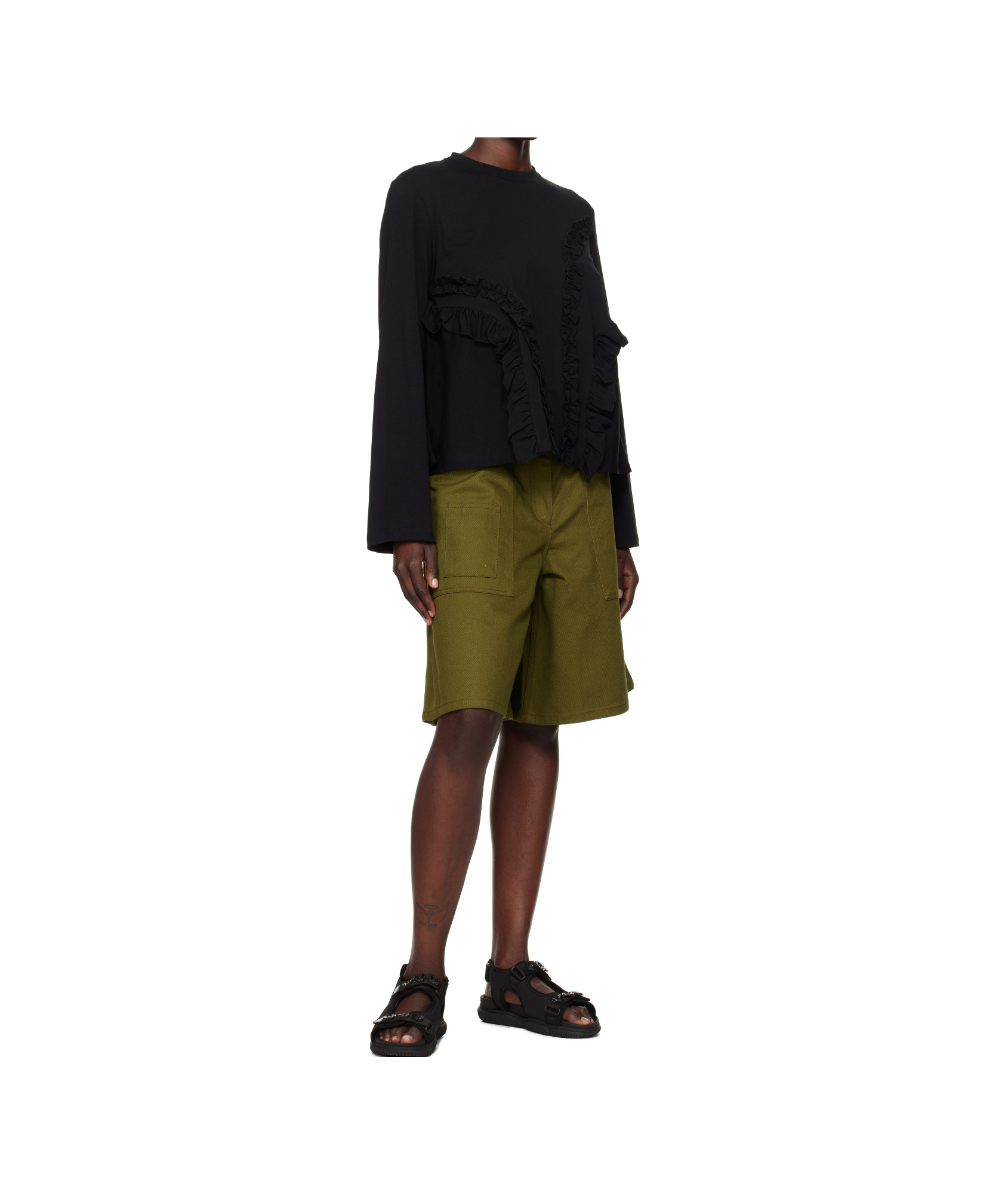 Cecilie Bahnsen Alva T-shirt In Black