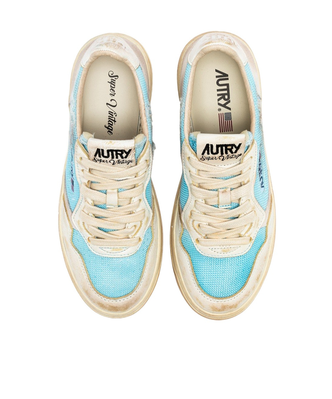 Autry Medalist Low Super Vintage Sneakers In Nude