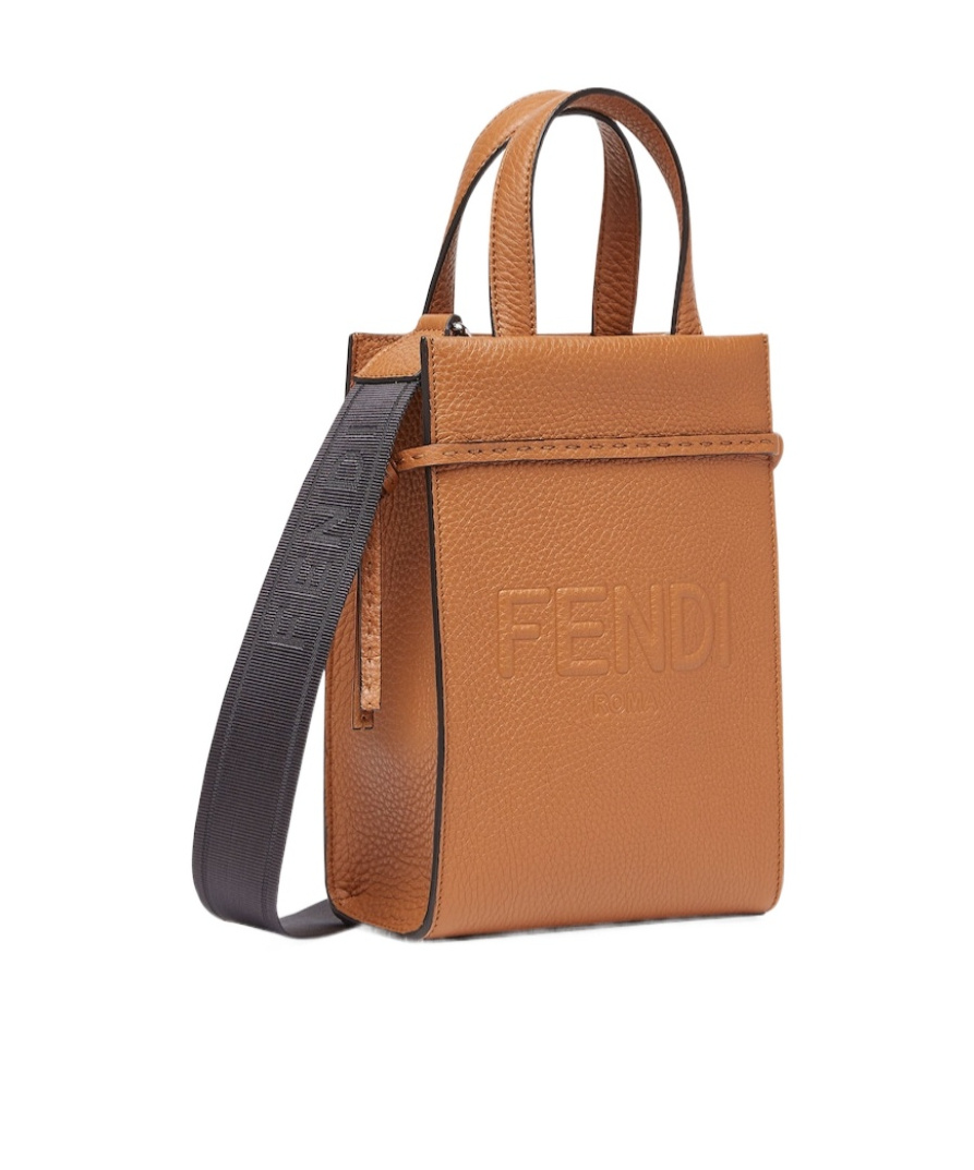 Fendi Go To Shopper Mini Bag In Brown