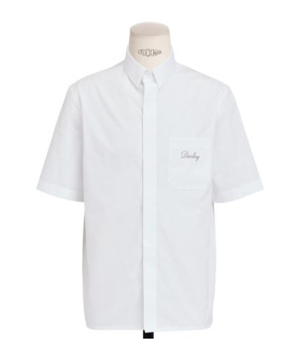 Dior Short-sleeved Shirt In White