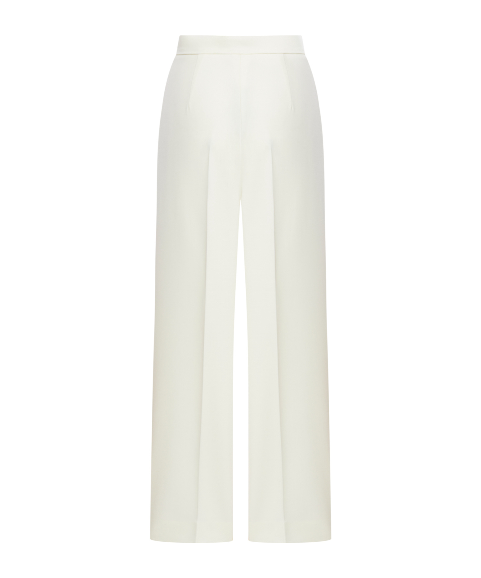Max Mara High Waist Straight Leg Pants In Neutral