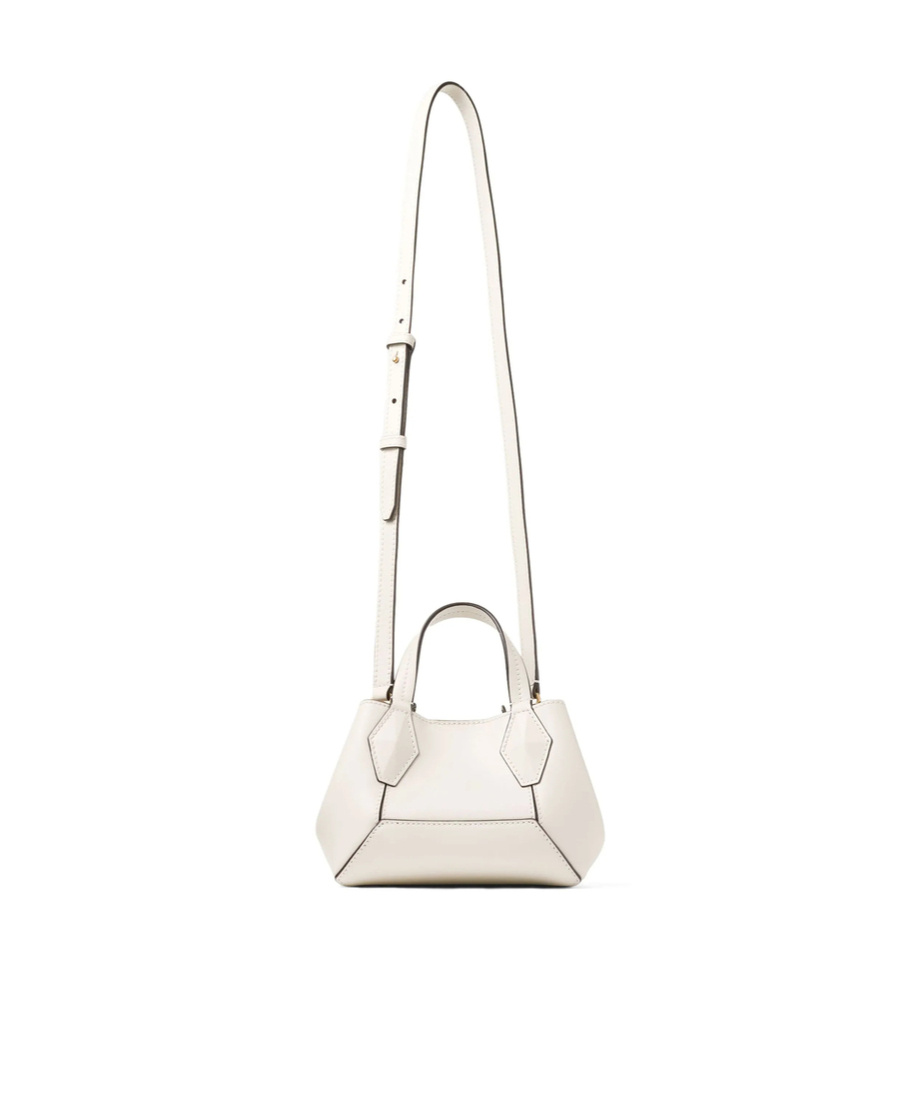 Jimmy Choo Double Handle Shoulder Bag In White