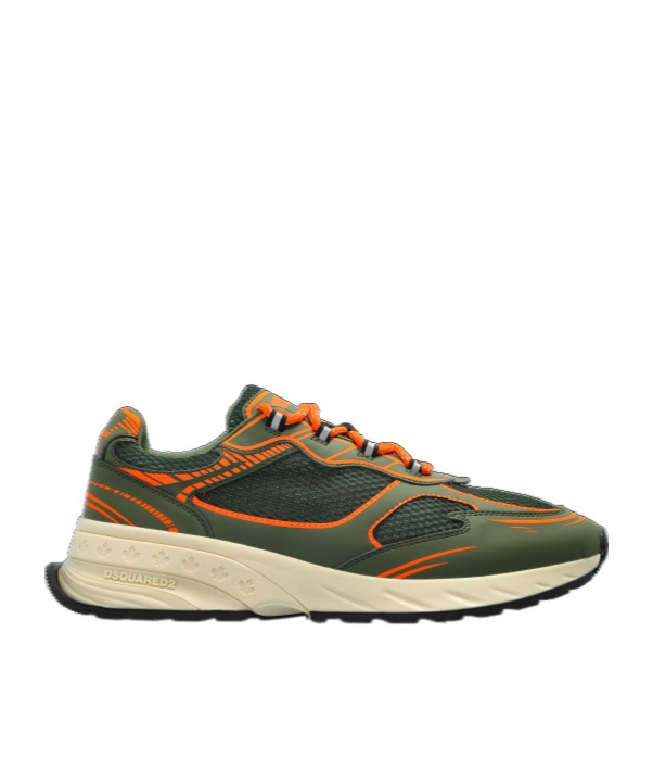 Shop Dsquared2 Sprinter Sneakers In Green