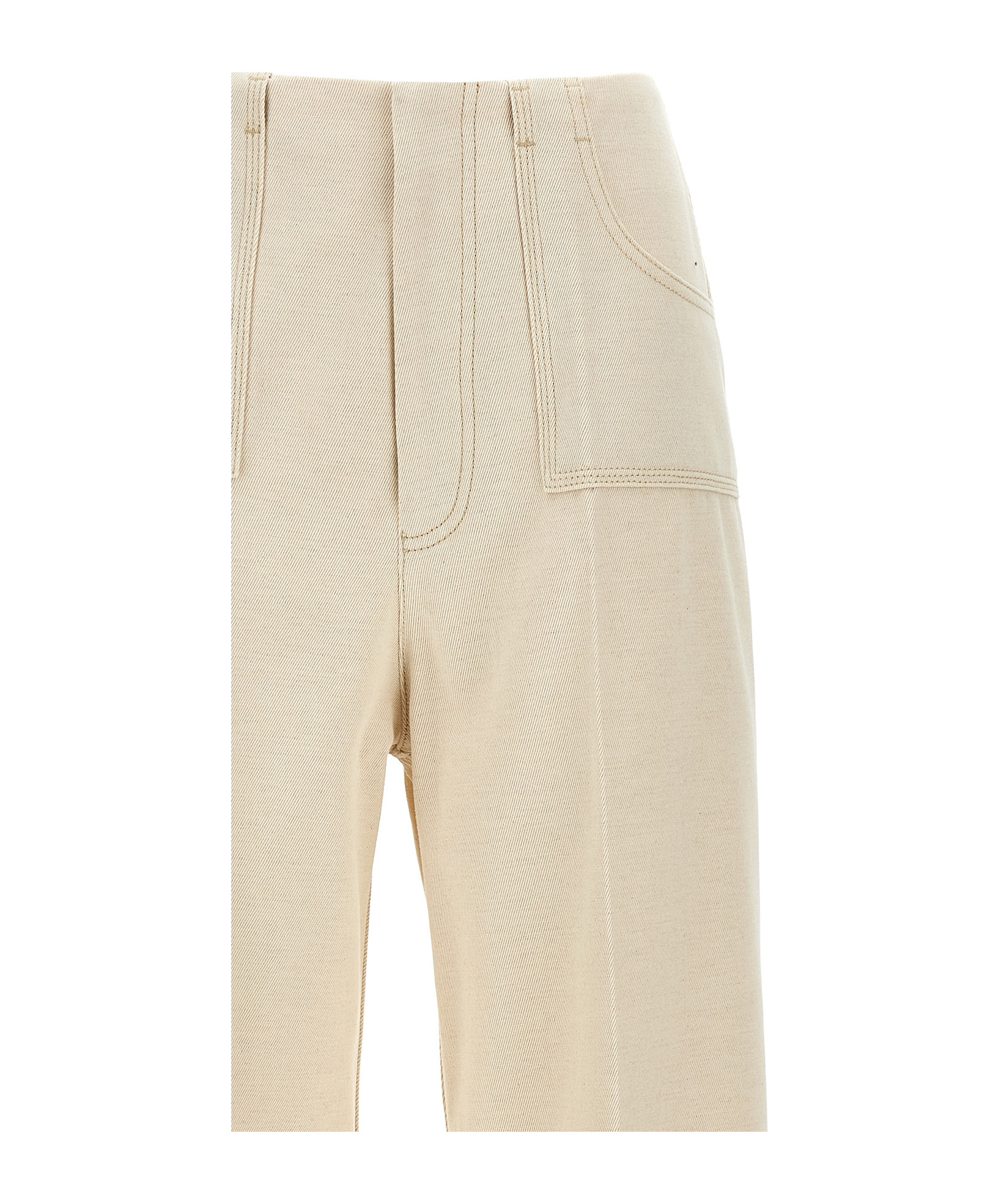 Philosophy Di Lorenzo Serafini Belt-loop Casual Pants In Nude