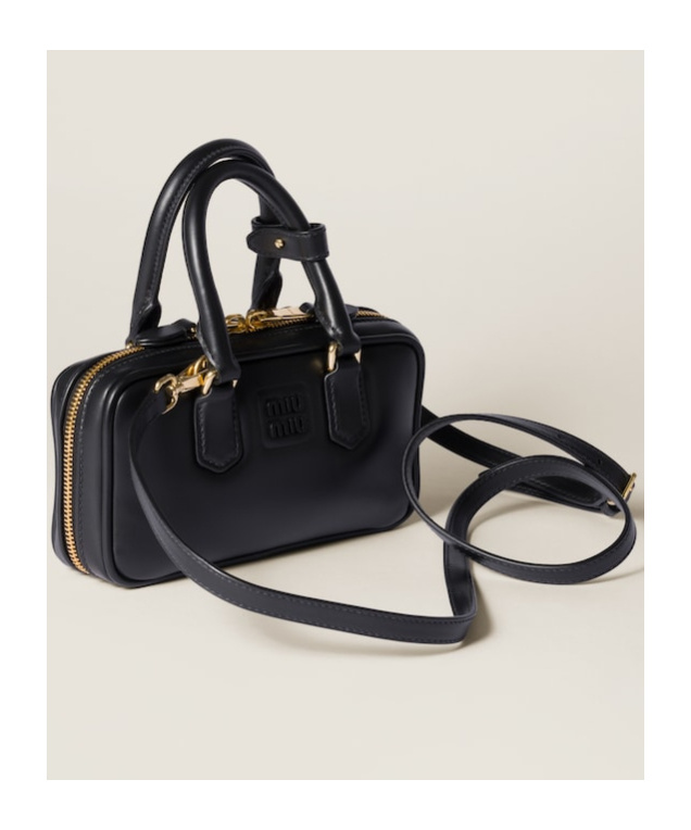 Miu Miu Arcadie Tote Bag In Black