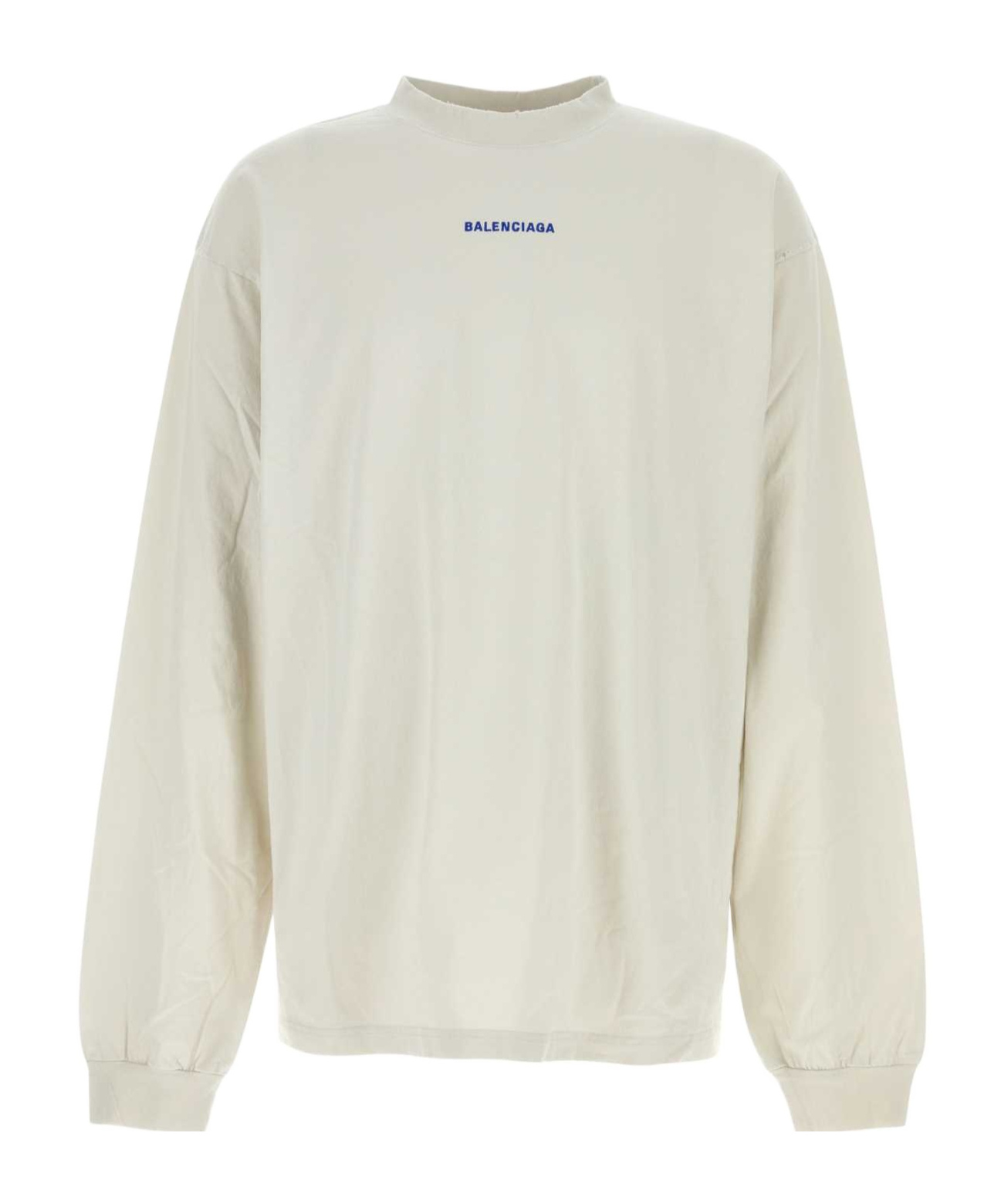 Balenciaga Ls Medium Fit Tshirt In Neutral