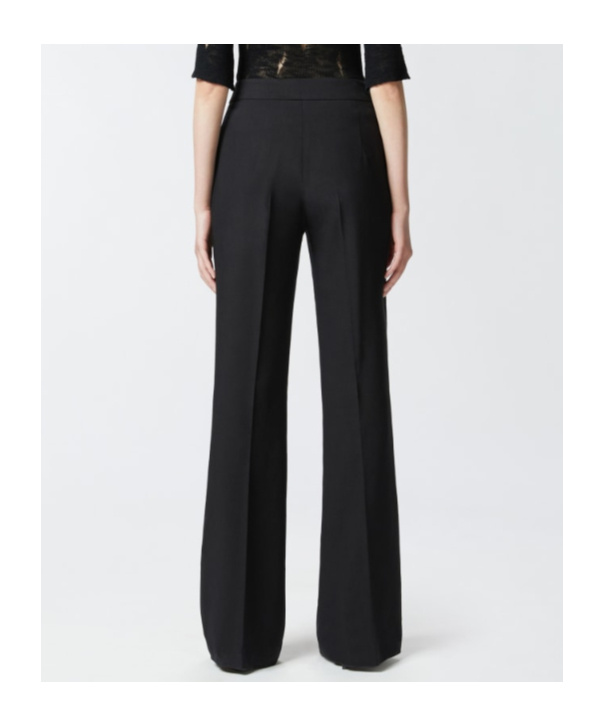 Pinko Flared Tailored Trousers In Black