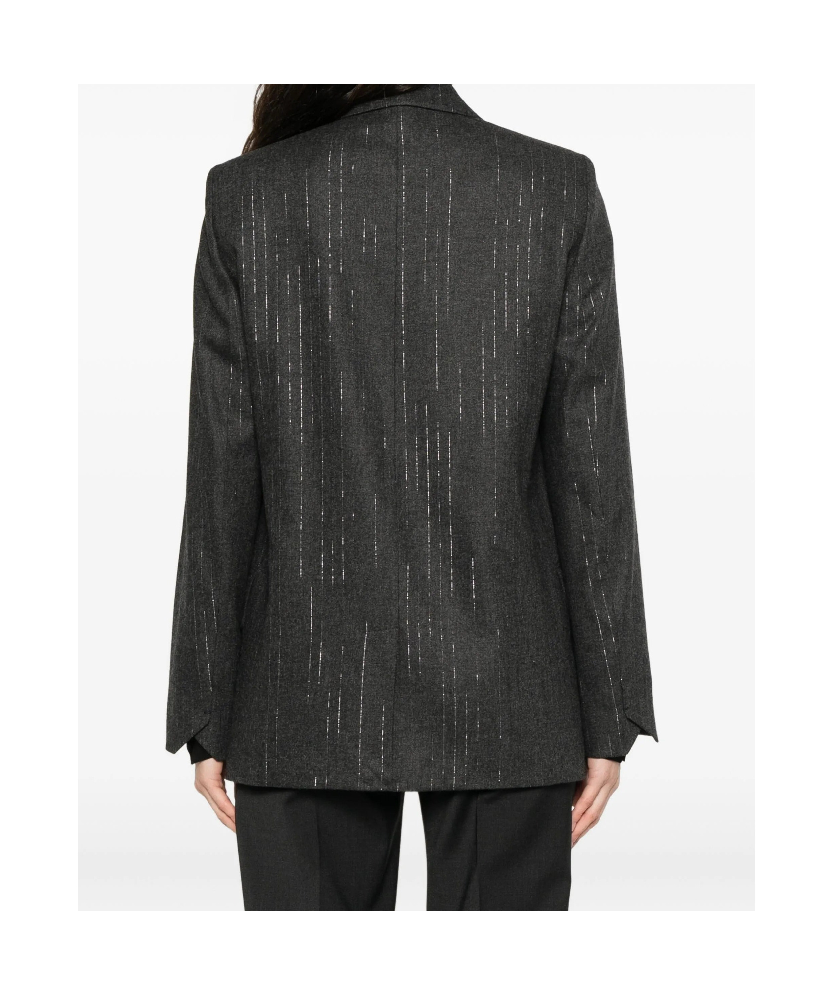 Zadig & Voltaire Long-sleeved Suit Jacket In Black