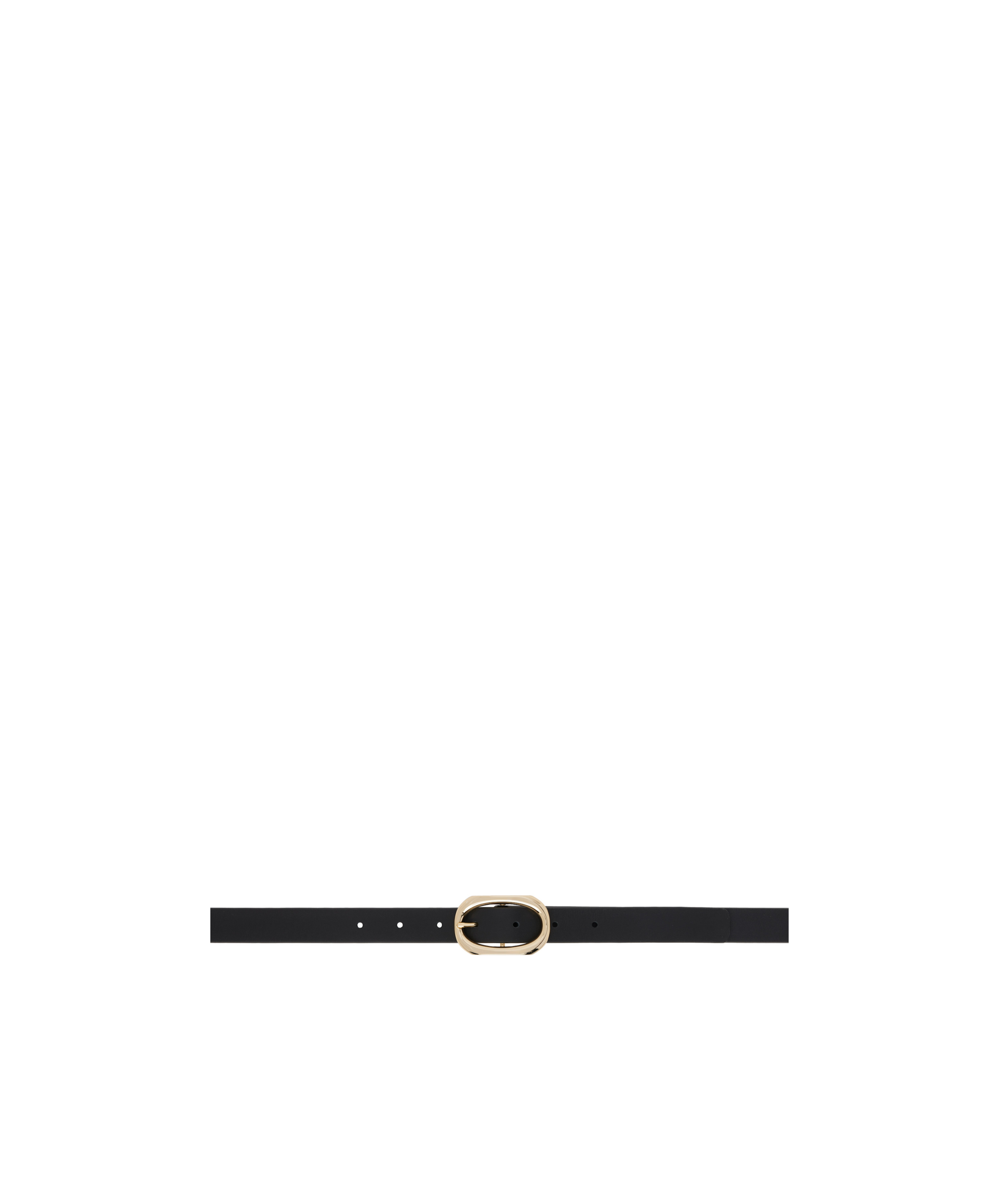 Anine Bing Signature Link Belt In Black