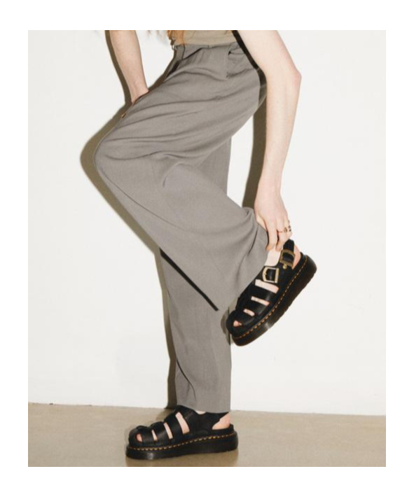 Dr. Martens Wrenlie Fisherman Sandal In Black