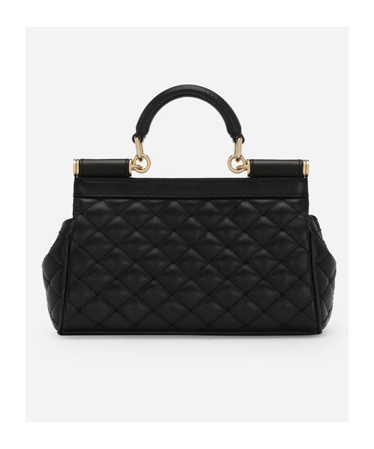 Dolce & Gabbana Elongated Sicily Cross Body Bag In Black