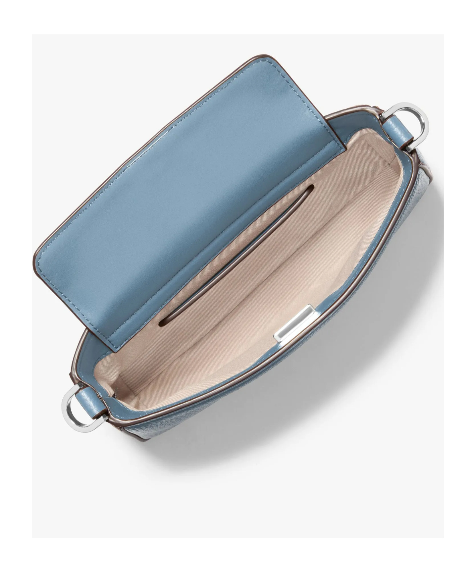 Michael Kors Bryant Small Diagonal Span Bag In Blue