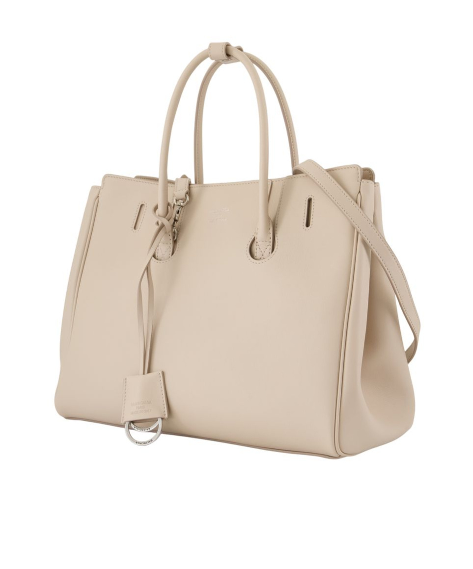 Balenciaga Hampton Small Carry Bag In Brown