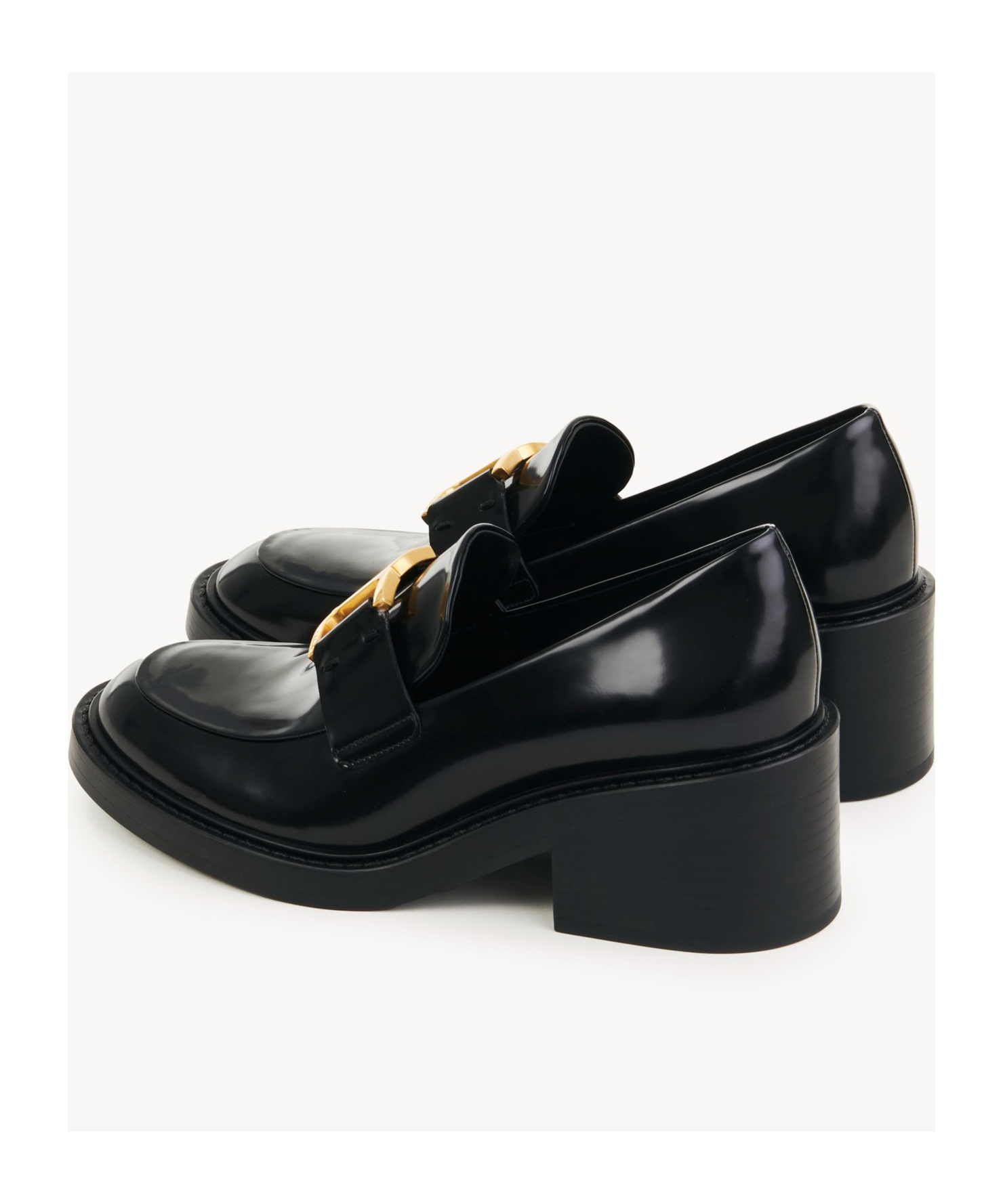 Chloé Chloe Marcie 65 Leather Loafers In Black