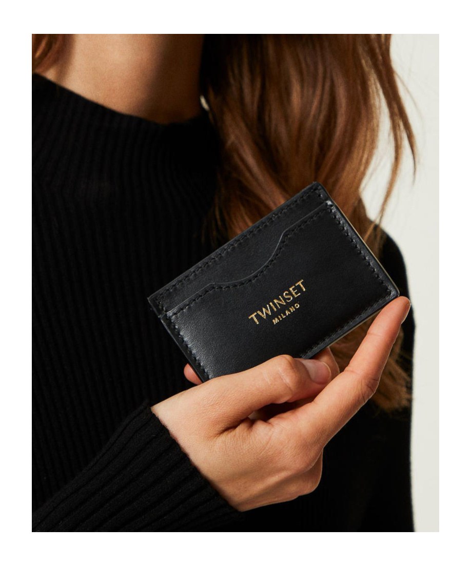 Twinset Rectangular Clip In Black