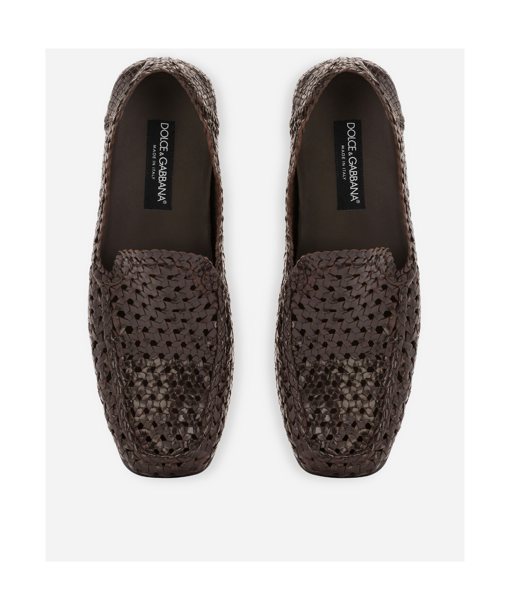 Dolce & Gabbana Pantofola In Pelle Di Capra In Black