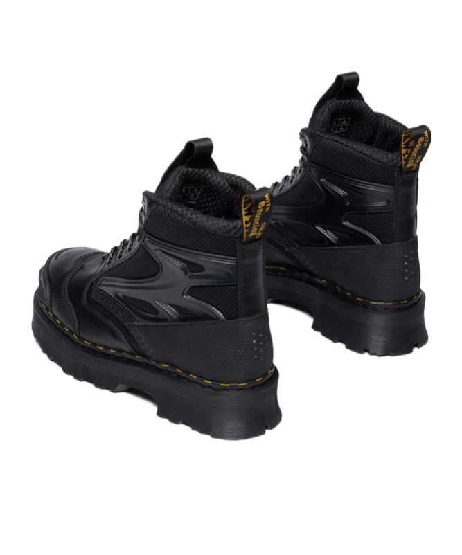 Dr. Martens' Exoshield Xx01 Steel Toe Leather Boots In Black