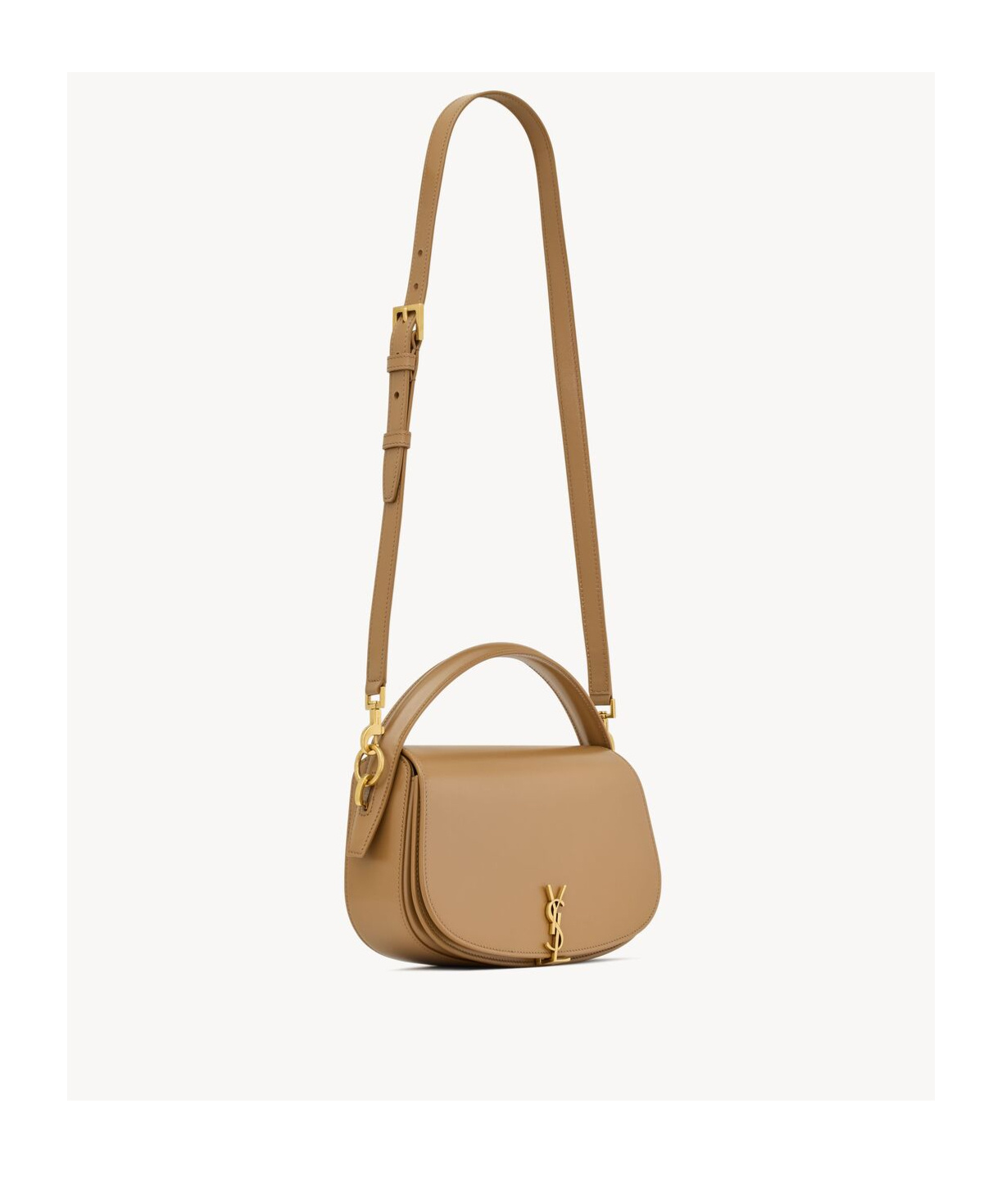Saint Laurent Voltaire Shoulder Bag In Nude