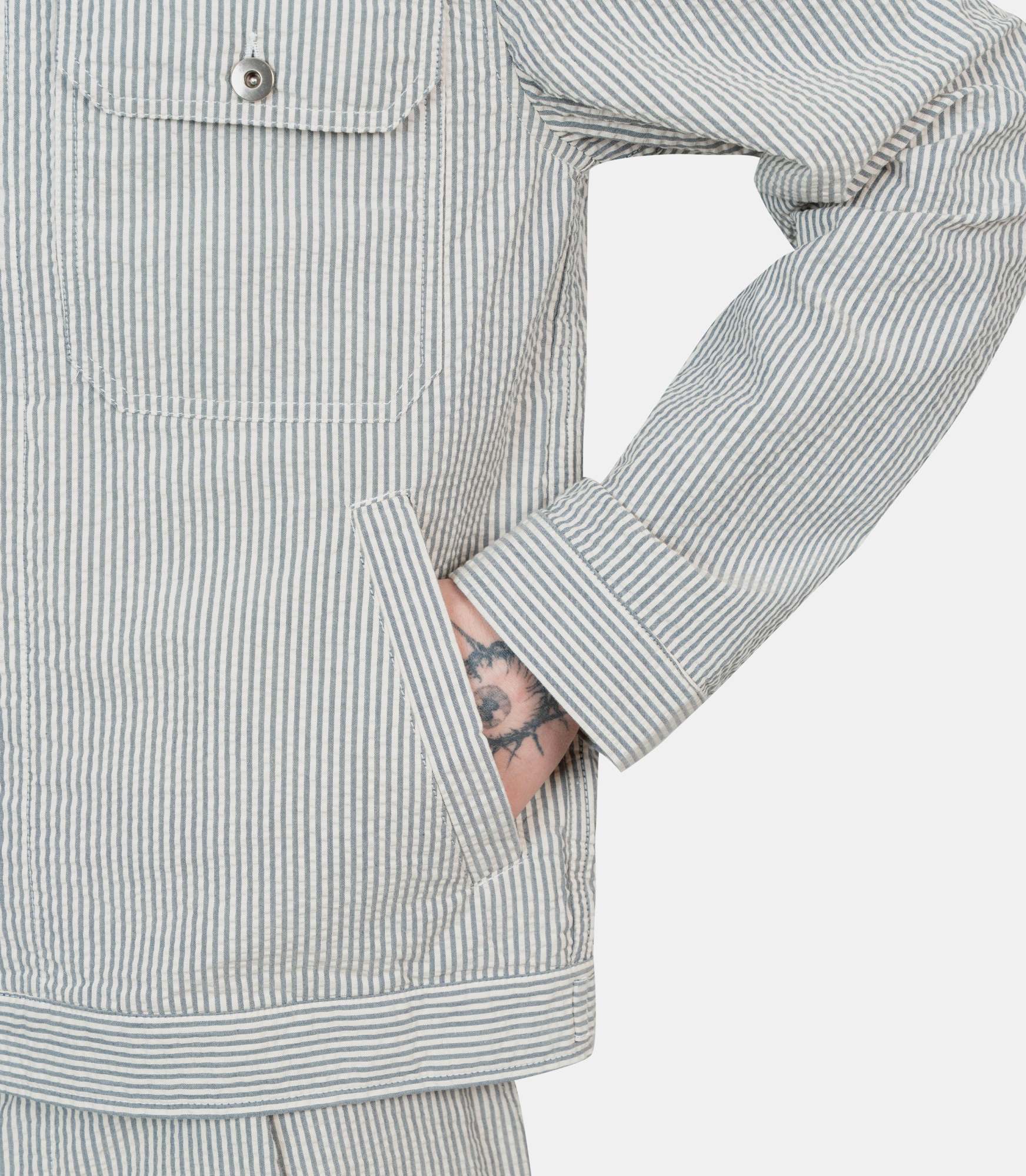 Universal Works Lapel Long Sleeve Casual Jacket