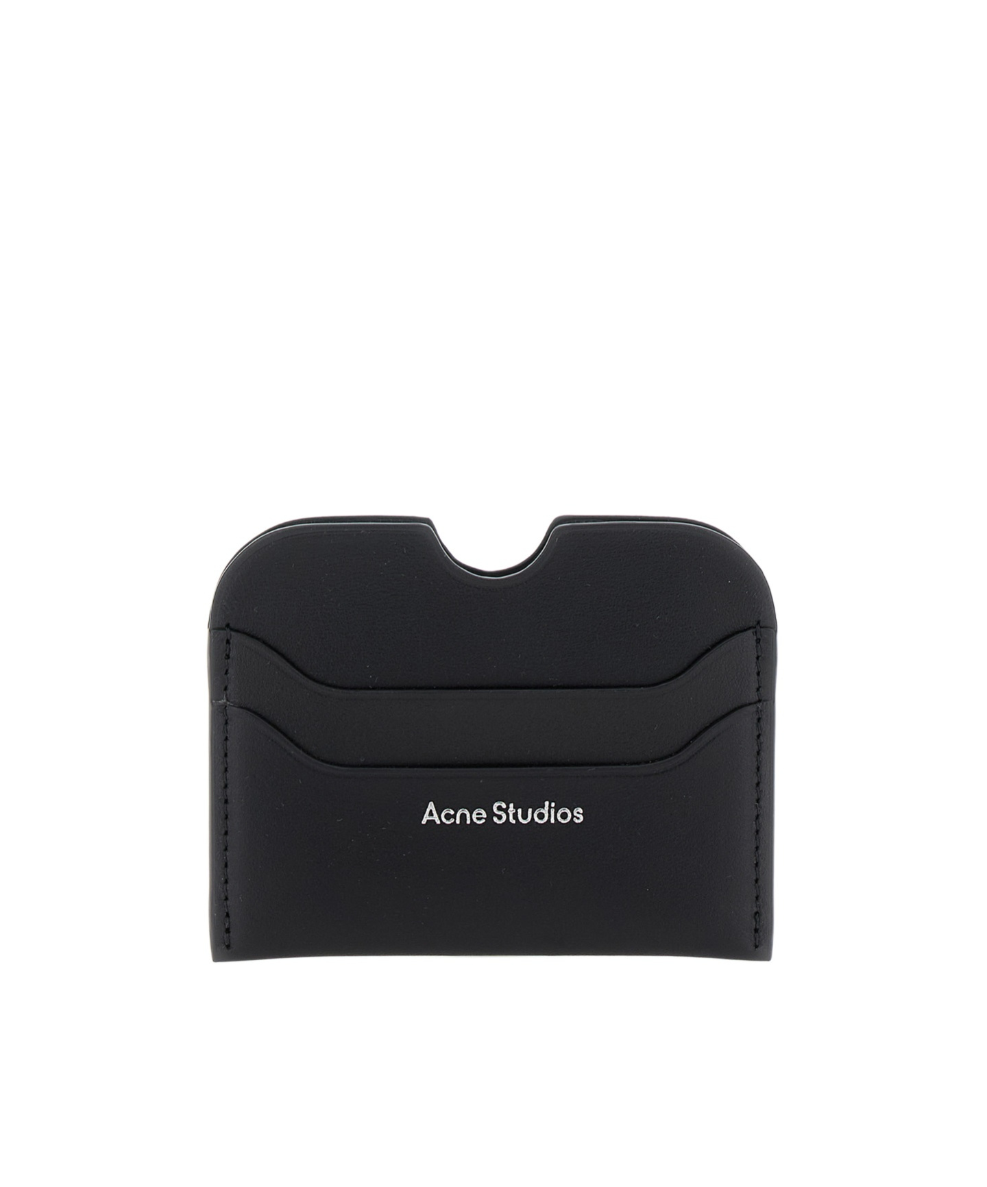 ACNE STUDIOS ACNE STUDIOS LOGO DETAILED OPEN TOP CARDHOLDER