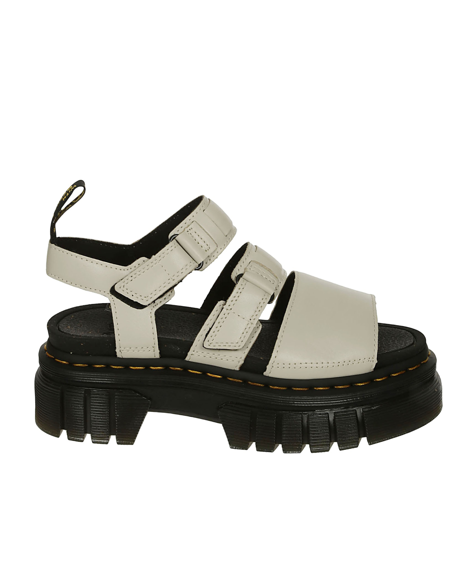 Dr. Martens' Open-toed Flat Sandals In Black