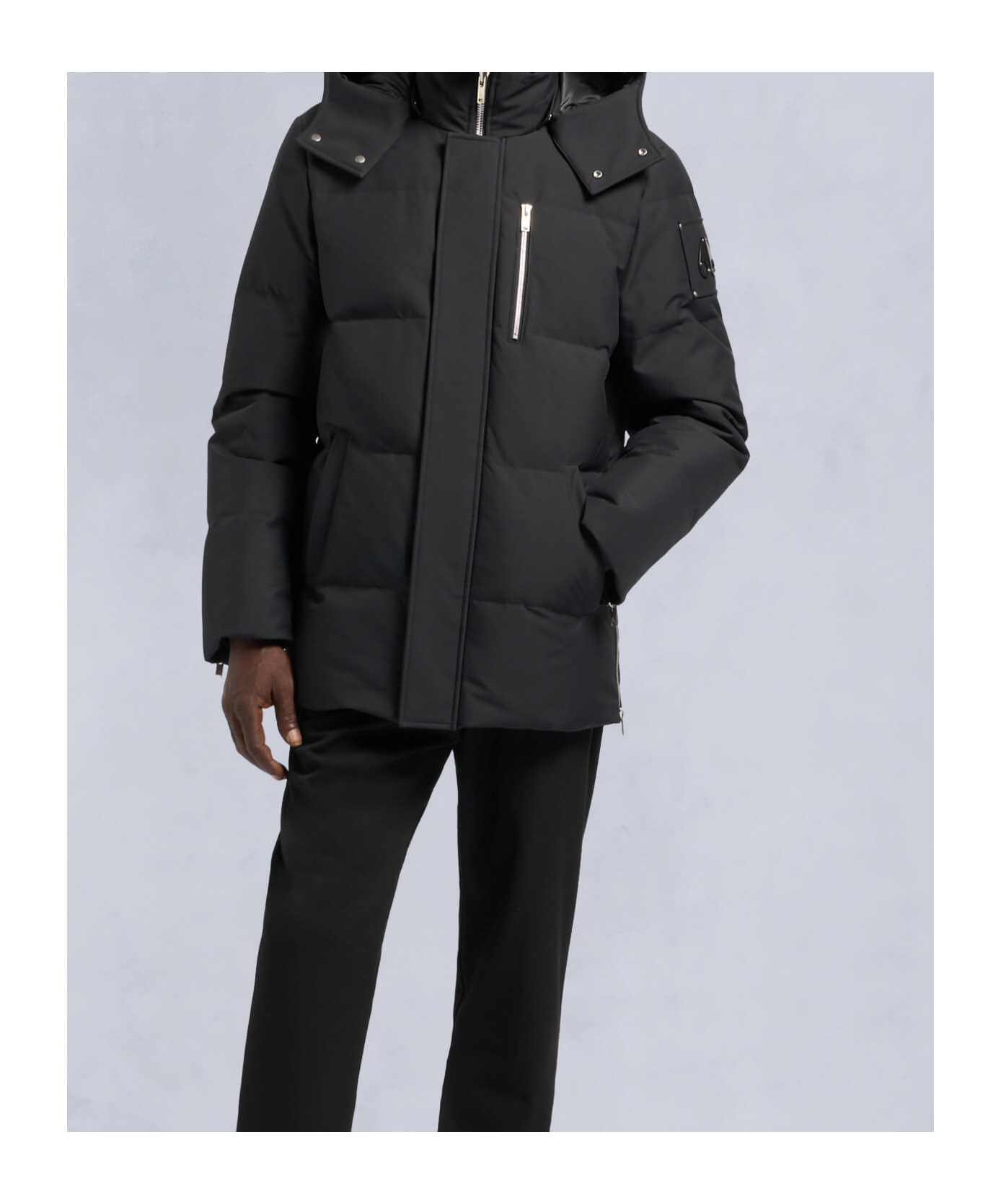 Moose Knuckles Cloud 3q Down Jacket In Black