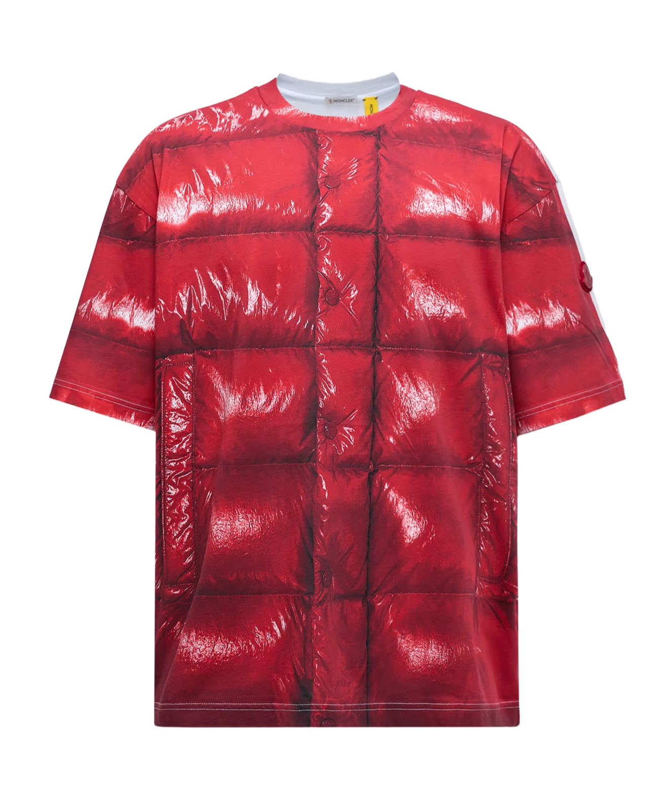 Moncler X Aap Rocky Cotton T-shirt In Red
