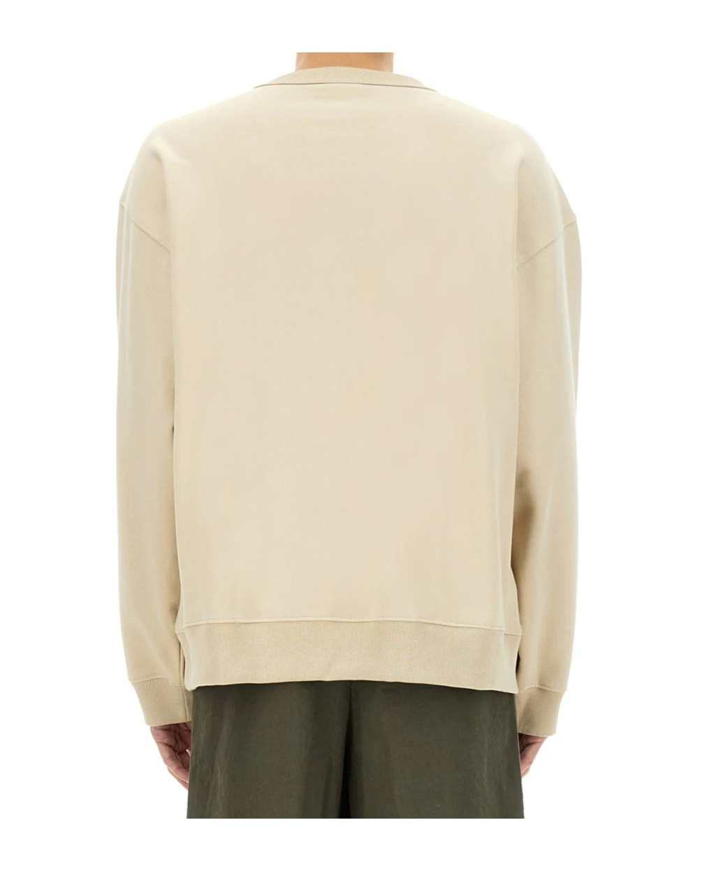 Dries Van Noten Graphic Crew Neck Long Sleeve Sweatshirt In Multi