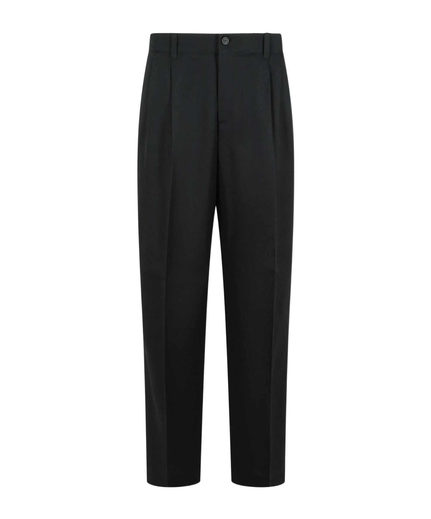 Golden Goose Belt-loop Casual Pants In Black