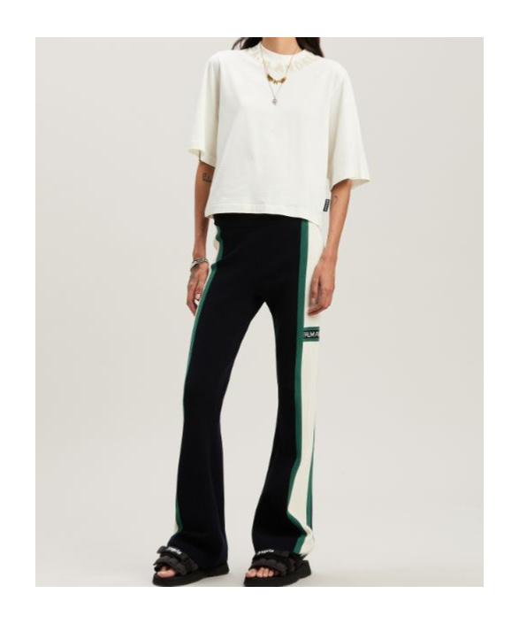 Palm Angels Short Sleeve T-shirt In White